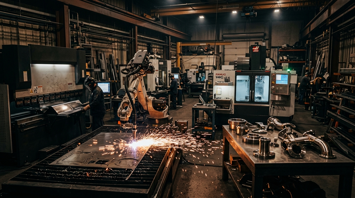 CNC Talaşlı İmalat ve Lazer Kesim Atölyesi